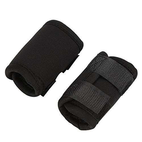 Hundebeinwickel, 1 Paar Haustier chirurgische Verletzungsbandage Flexibilität Hund Vorderbeine Wickel Hund Bein Bandage Hund Kniebandage Haustier für Hund (schwarz, S-Code) von banapoy