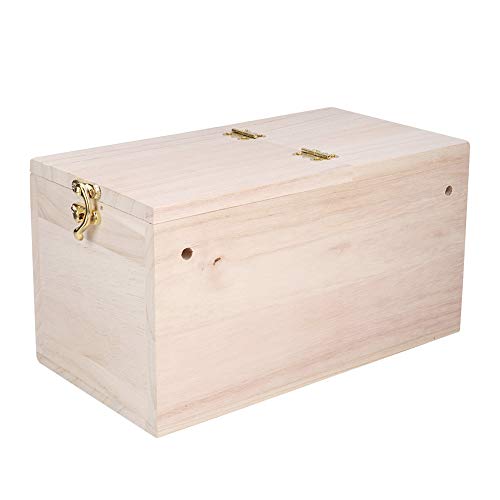 Vogelzuchthaus, sichere professionelle Zuchtbox aus robustem praktischem Holz mit Ständer für Haustiervogel für Box Käfigzubehör für Papageien für Zuchtbox(Right Opening) von banapoy