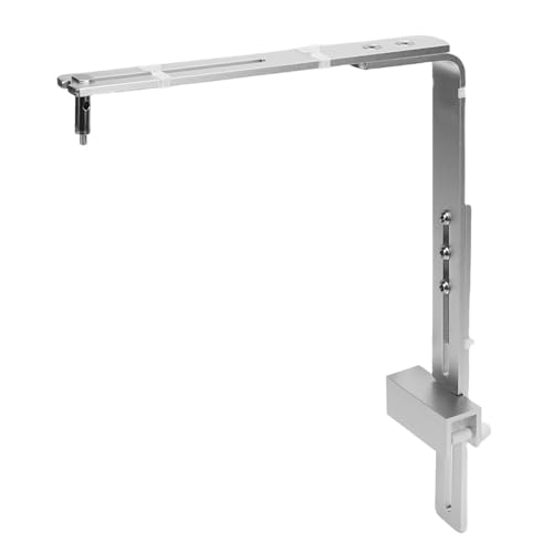 banapoy Aquarium -Beleuchtungshalter, Aquarium LED Light Lampen -Stand Kit Aluminiumlegierung Fischtank Leuchte Hängehalterung für Reptilienschildkrötenpanzer (Silver) von banapoy