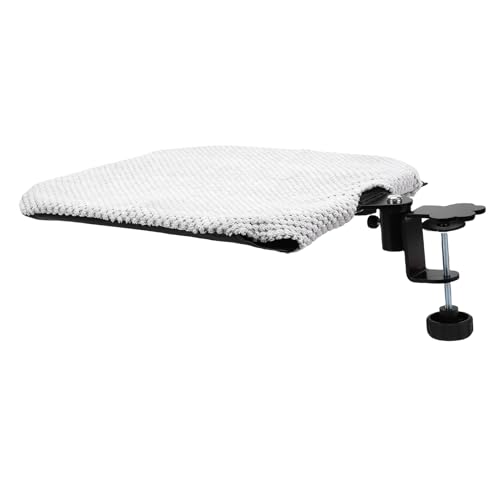 banapoy Katzenschreibtischbett, Bequemer Katzenhängematte Desktop Pet Barch Saces Bett, Schlafnest für Home -Arbeiten, Gaming -Schreibtisch, Unterstützt Bis zu 20 Kg von banapoy