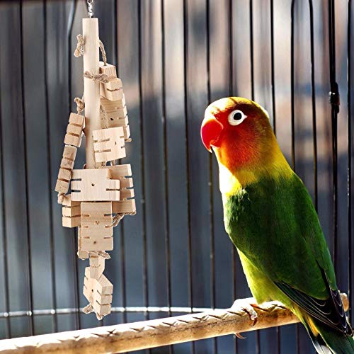 banapoy Praktisches Papageien-Kauspielzeug, Vogel-Kauspielzeug, zum Zerlegen der Kauspielauflage von banapoy