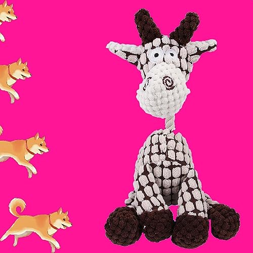 baodaotiehe Hundespielzeug Kuscheltier Esel,Plüschtier Hundespielzeug,Quietschendes Plüsch-Hundespielzeug,Cute Soft Plush Squeaky Dog Toy,Indestructible Robust Dog Plush Toy (Style B) von baodaotiehe