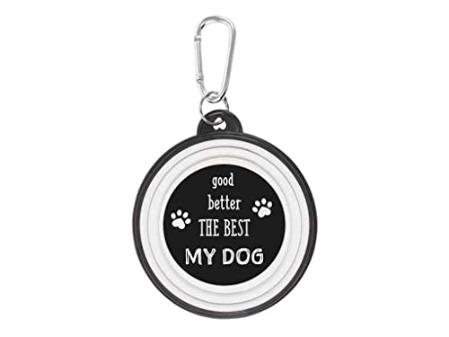 Hundenapf Good - Better - The Best - Walkies by bb-Klostermann - Faltbarer Hundenapf to go von bb-Klostermann