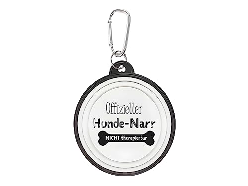 Hundenapf Offizieller Hunde-Narr Walkies by bb-Klostermann - Faltbarer Hundenapf to go/Reisenapf Hundenapf Offizieller Hunde-Narr Walkies by bb-Klostermann - Faltbarer Hundenapf to go/Reisenapf von bb-Klostermann