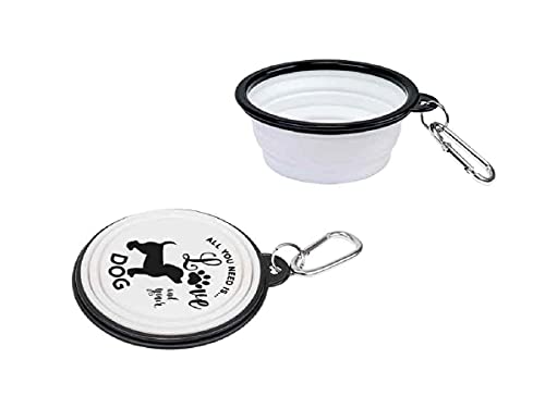 Walkies Hundenapf faltbar All You Need is Love and Your Dog von bb-Klostermann