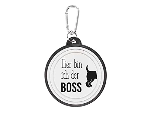 Walkies Hundenapf faltbar Hier Bin ich der Boss - Motiv 2 von bb-Klostermann