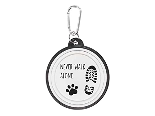 Walkies Hundenapf faltbar Never Walk Alone von bb-Klostermann