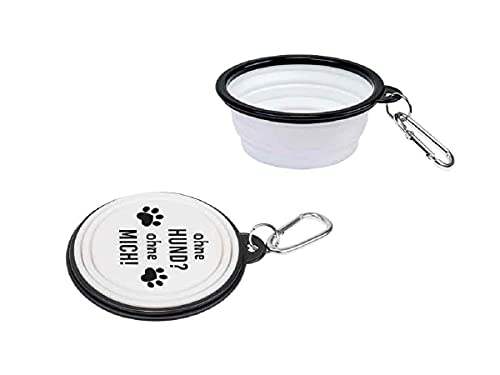Walkies Hundenapf faltbar Ohne Hund? Ohne Mich! Walkies Hundenapf faltbar Ohne Hund? Ohne Mich! von bb-Klostermann