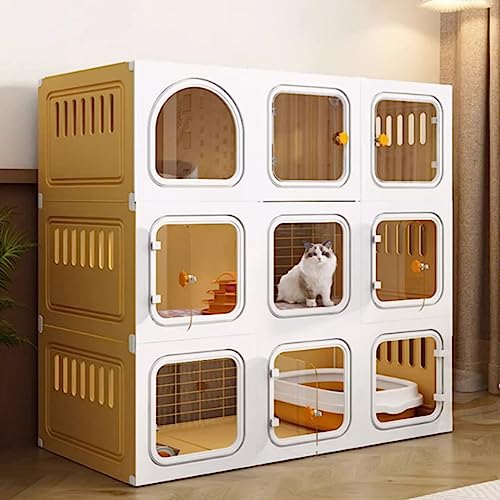 Katzenkäfig, DIY Kleintierkäfig Für Kaninchen, Haustierkäfige Für Katzen, Outdoor Laufstall Kleintiergehege - Für Kleintiere - Für Draußen/indoor/balkon/zuhause/terrasse ( Color : B , Size : 106*46.5* Katzenkäfig, DIY Kleintierkäfig Für Kaninchen, Haustierkäfige Für Katzen, Outdoor Laufstall Kleintiergehege - Für Kleintiere - Für Draußen/indoor/balkon/zuhause/terrasse ( Color : B , Size : 106*46.5* von beaka