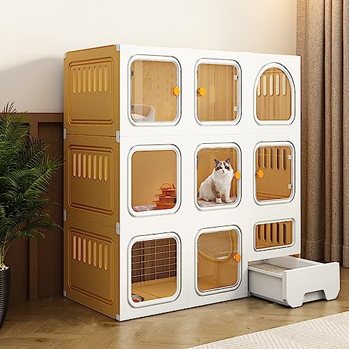 Katzenkäfig, DIY Kleintierkäfig Für Kaninchen, Haustierkäfige Für Katzen, Outdoor Laufstall Kleintiergehege - Für Kleintiere - Für Draußen/indoor/balkon/zuhause/terrasse ( Color : B , Size : 106*46.5* Katzenkäfig, DIY Kleintierkäfig Für Kaninchen, Haustierkäfige Für Katzen, Outdoor Laufstall Kleintiergehege - Für Kleintiere - Für Draußen/indoor/balkon/zuhause/terrasse ( Color : B , Size : 106*46.5* von beaka