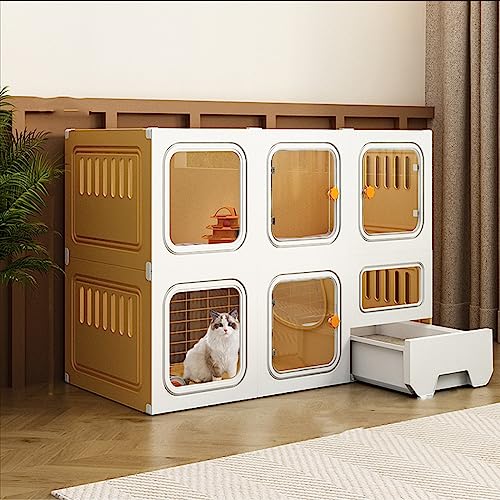 Katzenkäfig, DIY Kleintierkäfig Für Kaninchen, Haustierkäfige Für Katzen, Outdoor Laufstall Kleintiergehege - Für Kleintiere - Für Draußen/indoor/balkon/zuhause/terrasse ( Color : B , Size : 106*46.5* Katzenkäfig, DIY Kleintierkäfig Für Kaninchen, Haustierkäfige Für Katzen, Outdoor Laufstall Kleintiergehege - Für Kleintiere - Für Draußen/indoor/balkon/zuhause/terrasse ( Color : B , Size : 106*46.5* von beaka