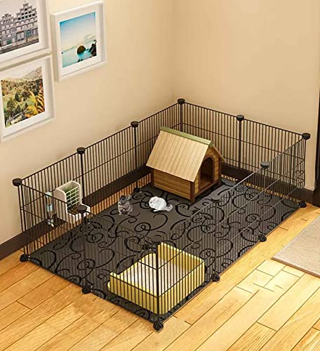 Kleintier-Laufstall, Indoor Meerschweinchenkäfig Erweiterbar C&C Käfig Igel-LaufstallFür: Meerschweinchen/Hasen/Nager/Chinchilla/Frettchen/Zwergkaninchen (Size : 70 * 105 * 35CM) von beaka