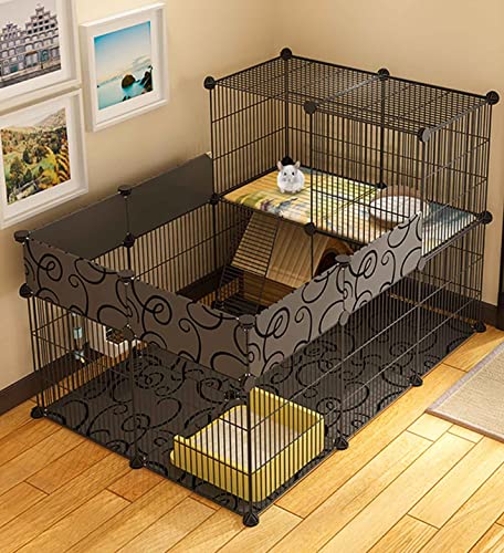 Kleintier-Laufstall, Indoor Meerschweinchenkäfig Erweiterbar C&C Käfig Igel-LaufstallFür: Meerschweinchen/Hasen/Nager/Chinchilla/Frettchen/Zwergkaninchen (Size : 70 * 105 * 70CM-B) von beaka