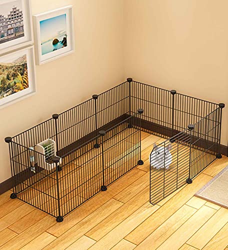 Kleintier-Laufstall, Indoor Meerschweinchenkäfig Erweiterbar C&C Käfig Igel-LaufstallFür: Meerschweinchen/Hasen/Nager/Chinchilla/Frettchen/Zwergkaninchen (Size : 75 * 111 * 37CM) von beaka