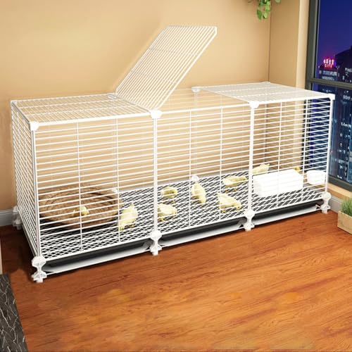 beaka DIY Verschlüsselter Metalldraht-Hühnerkäfig, Geflügelhaustierkäfig, Kleintierlaufstall Hühnerstall Ideal Für Hühner Enten Wachtel Und Weitere Kleintiere (Color : B, Size : 109 * 37 * 40cm) beaka DIY Verschlüsselter Metalldraht-Hühnerkäfig, Geflügelhaustierkäfig, Kleintierlaufstall Hühnerstall Ideal Für Hühner Enten Wachtel Und Weitere Kleintiere (Color : B, Size : 109 * 37 * 40cm) von beaka