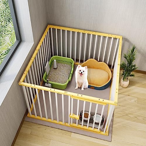 beaka Welpenlaufstall Tierlaufstall Freigehege Hunde Laufstall - Freilaufgehe Für Hund, Welpen & Andere Haustiere - Tierlaufstall Einfache Installation (Color : B, Size : 92 * 92 * 70CM) von beaka