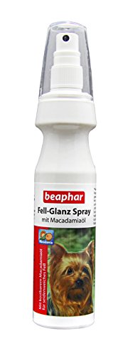 BEAPHAR - Fell-Glanz Spray Für Hunde - Fellpflege - Mit Macadamiaöl Für Glänzendes Fell - Gegen Trockene Hundehaut Und Stumpfes Fell - 150 ml BEAPHAR - Fell-Glanz Spray Für Hunde - Fellpflege - Mit Macadamiaöl Für Glänzendes Fell - Gegen Trockene Hundehaut Und Stumpfes Fell - 150 ml von beaphar