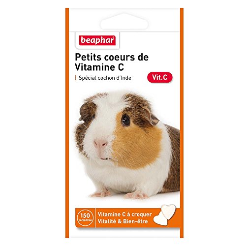BEAPHAR PETITS COEURS DE VITAMINE C COCHON D'INDE 150 CPS BEAPHAR PETITS COEURS DE VITAMINE C COCHON D'INDE 150 CPS von beaphar