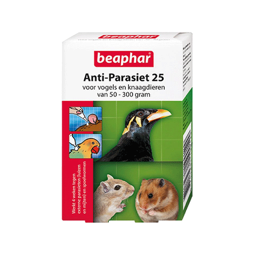 Beaphar Anti-Parasiten 10 - Nagetiere/Vögel - 20 - 50 Gramm - 2 Pipetten von beaphar