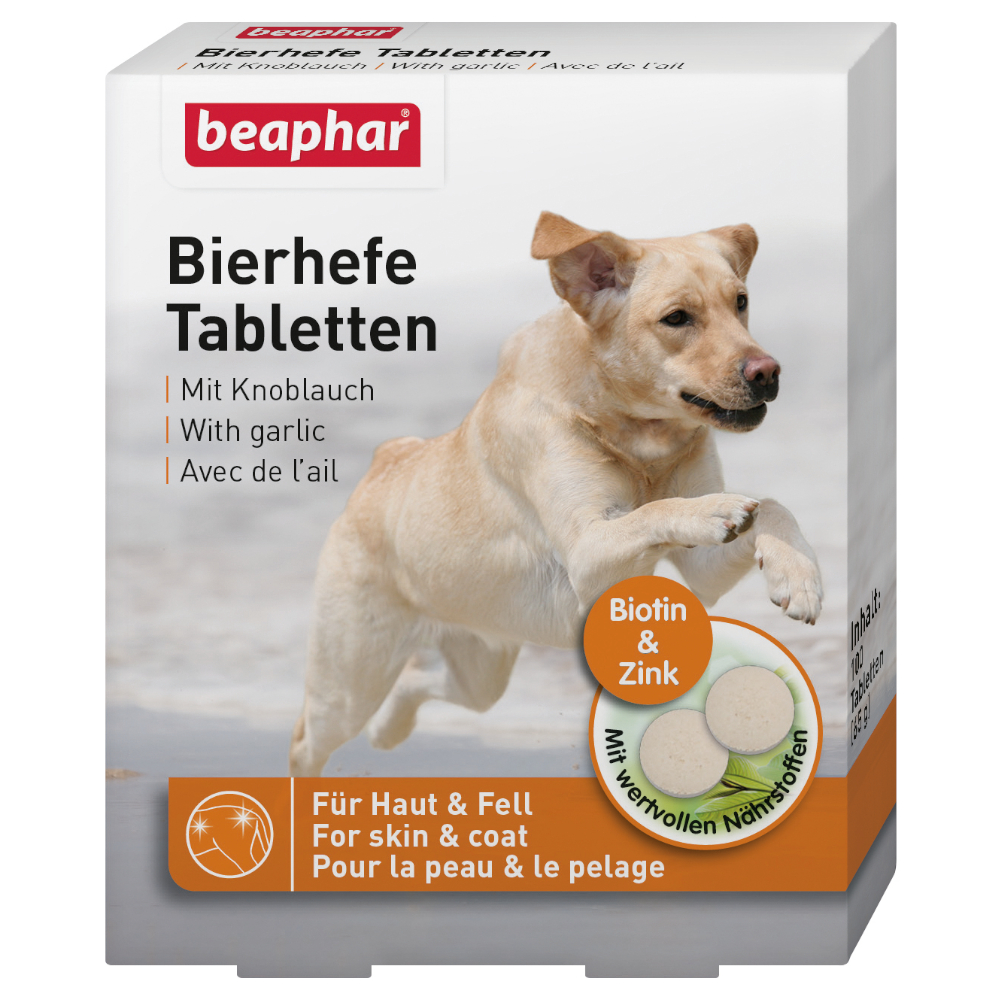 Beaphar Bierhefe Tabletten - 2 x 100 Stück von beaphar