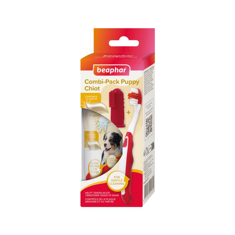 Beaphar Combi-Pack Zahnpasta & Zahnbürste - Puppy Beaphar Combi-Pack Zahnpasta & Zahnbürste - Puppy von beaphar