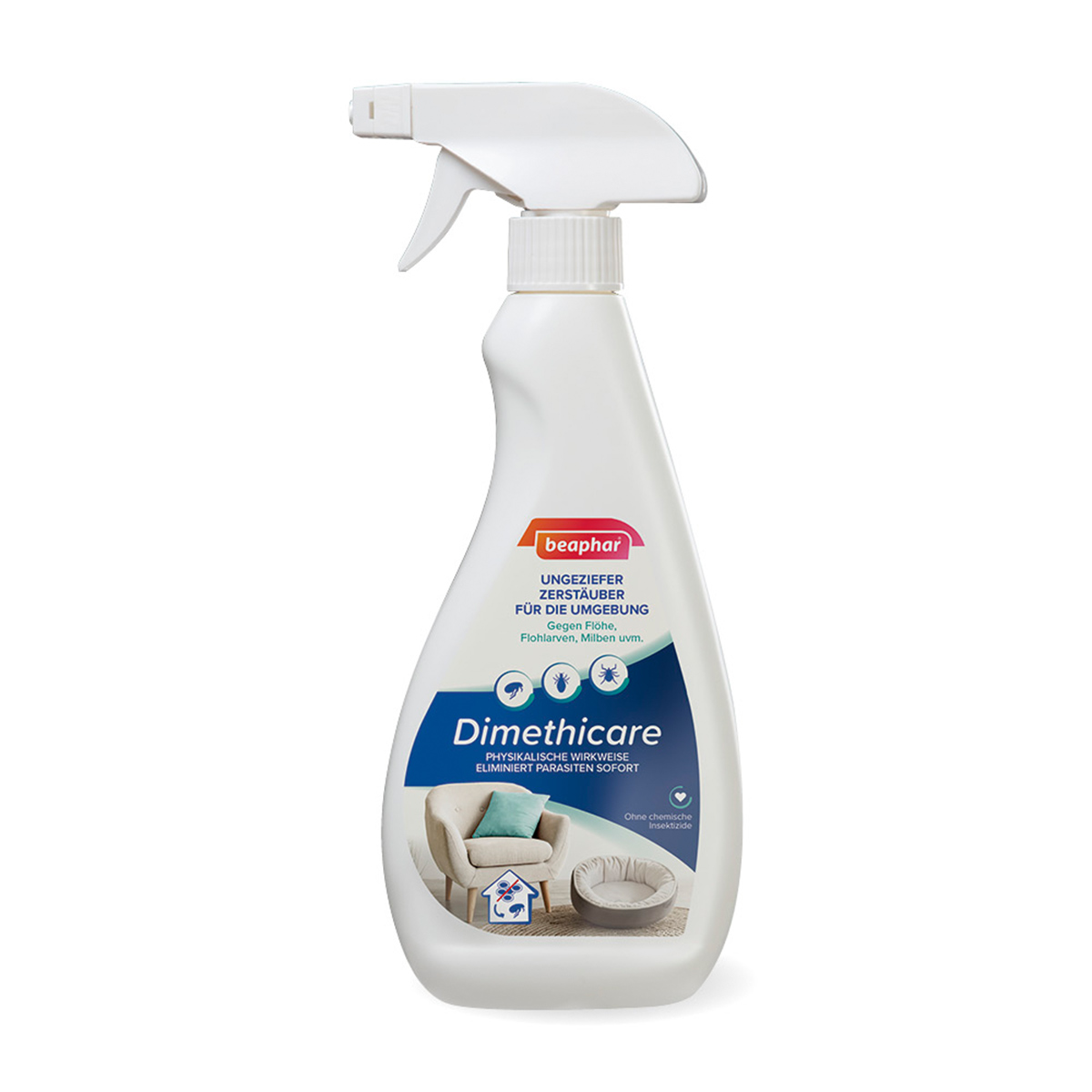 Beaphar Dimethicare Ungeziefer Zerstäuber 500ml Beaphar Dimethicare Ungeziefer Zerstäuber 500ml von beaphar