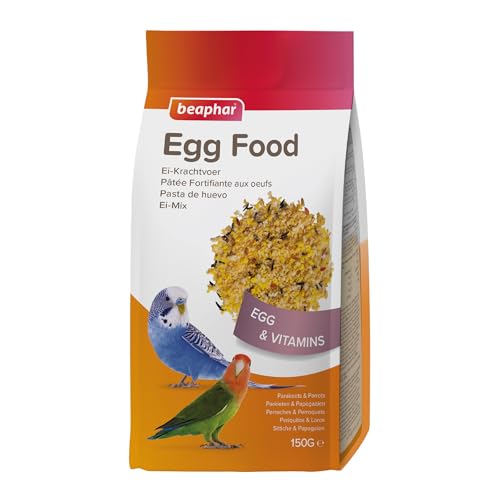 Beaphar Eierpaste für Periquitos, Agapornis, kleine Aussätze, 150 g von beaphar