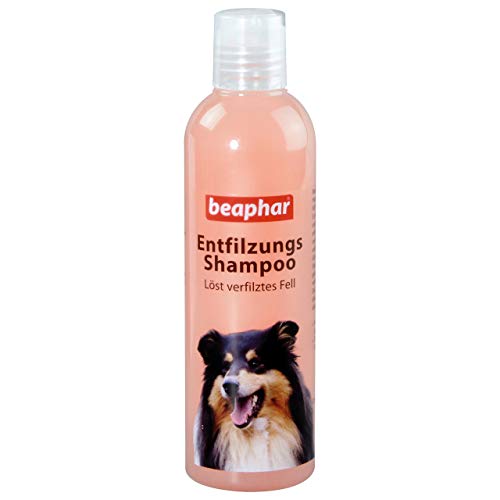 Beaphar Entfilzungs Shampoo - Für alle Hunderassen - pH-neutral - 1er Pack (1 x 250 ml) von beaphar