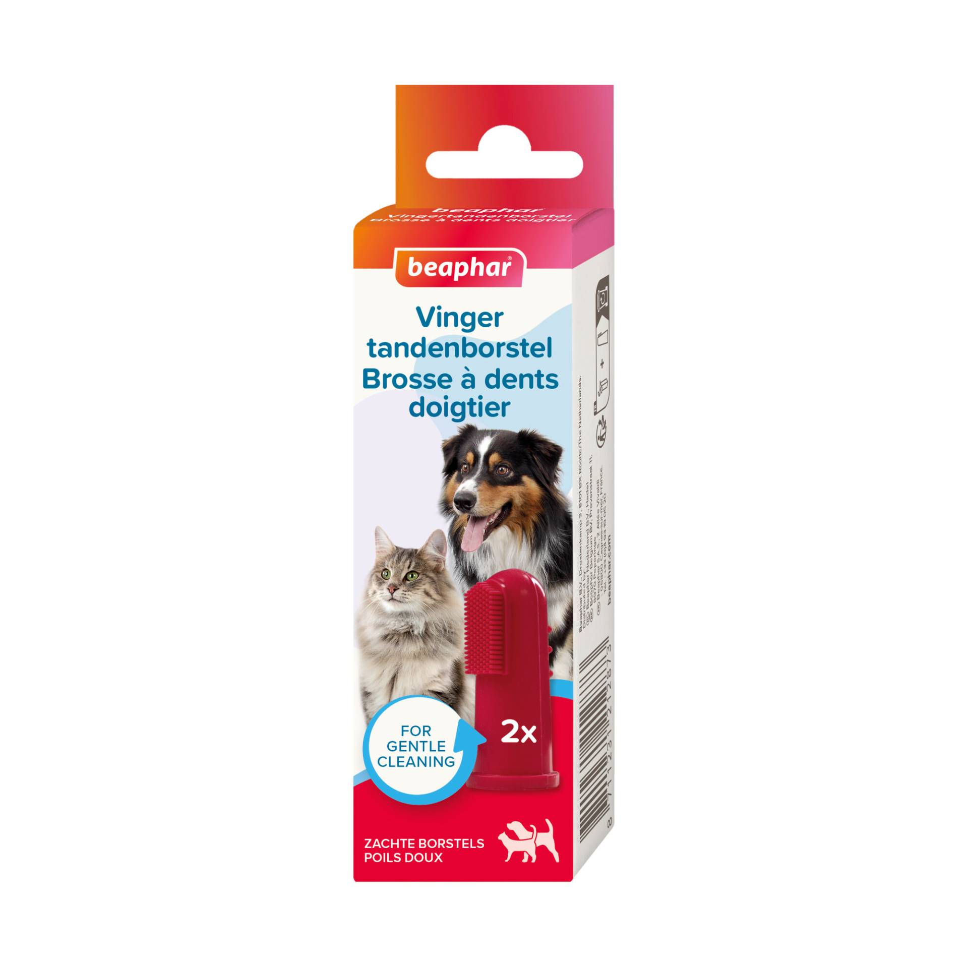 Beaphar Fingerzahnbürste - 2 Stück Beaphar Fingerzahnbürste - 2 Stück von beaphar