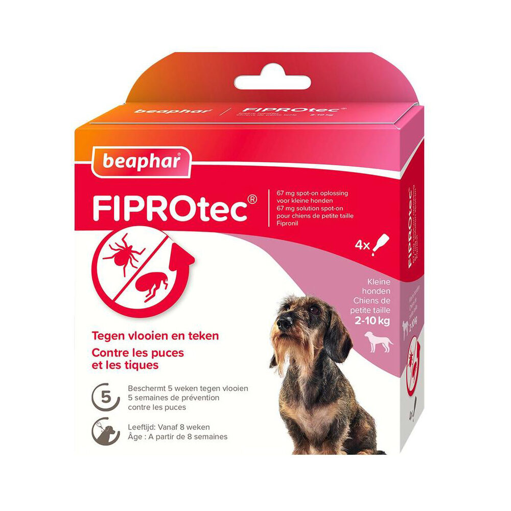 Beaphar FiproTec Spot-On Hund - 20 - 40 kg - 3 + 1 Pipetten von beaphar