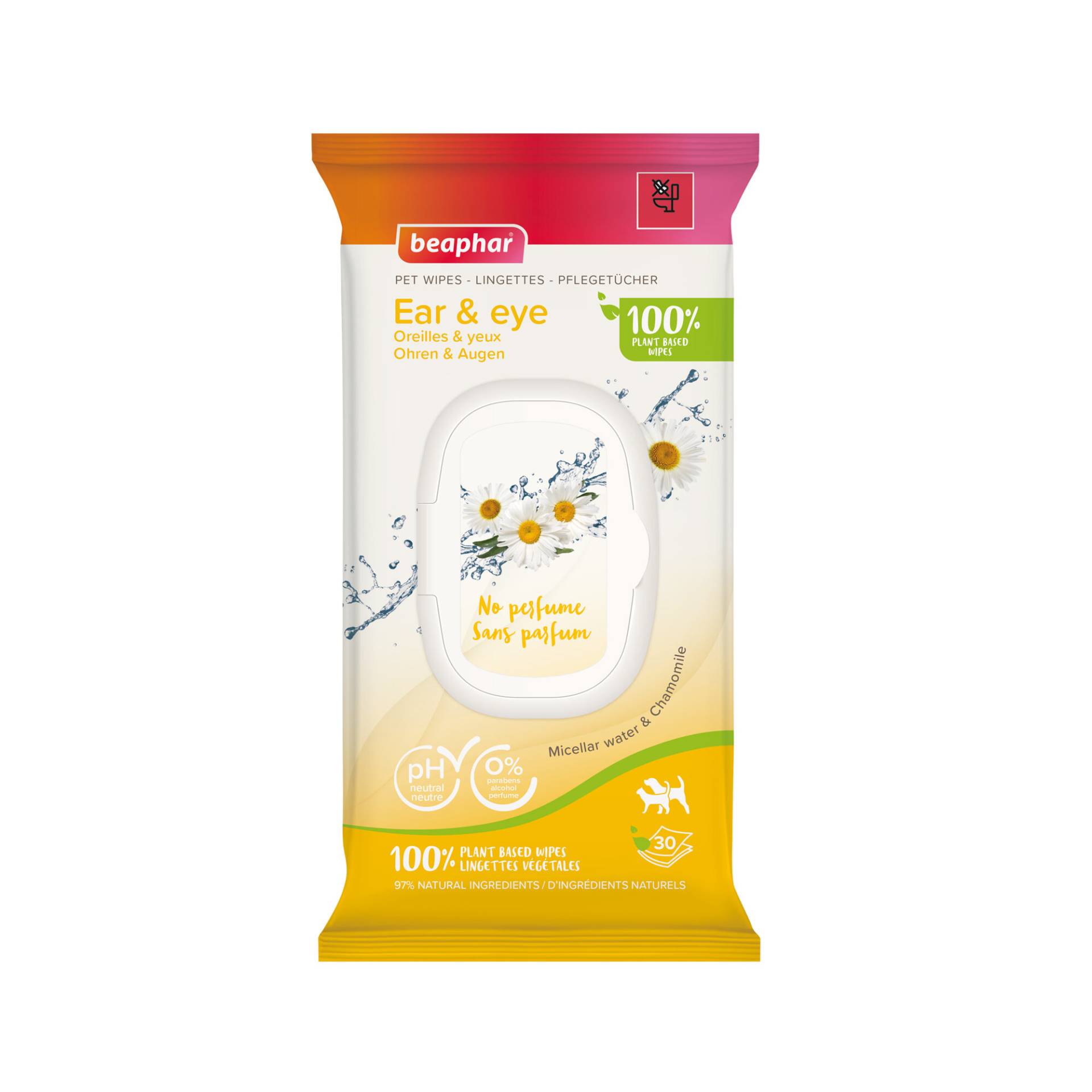 Beaphar Haustiertücher Augen & Ohren - 30 Stück von beaphar