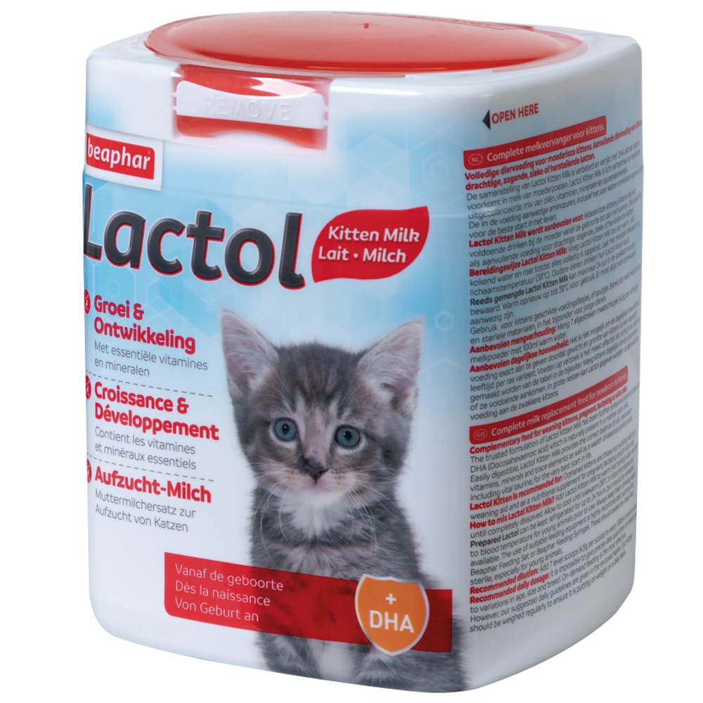 beaphar Lactol Aufzuchtmilch für Katzen - Sparpaket: 3 x 500 g von beaphar