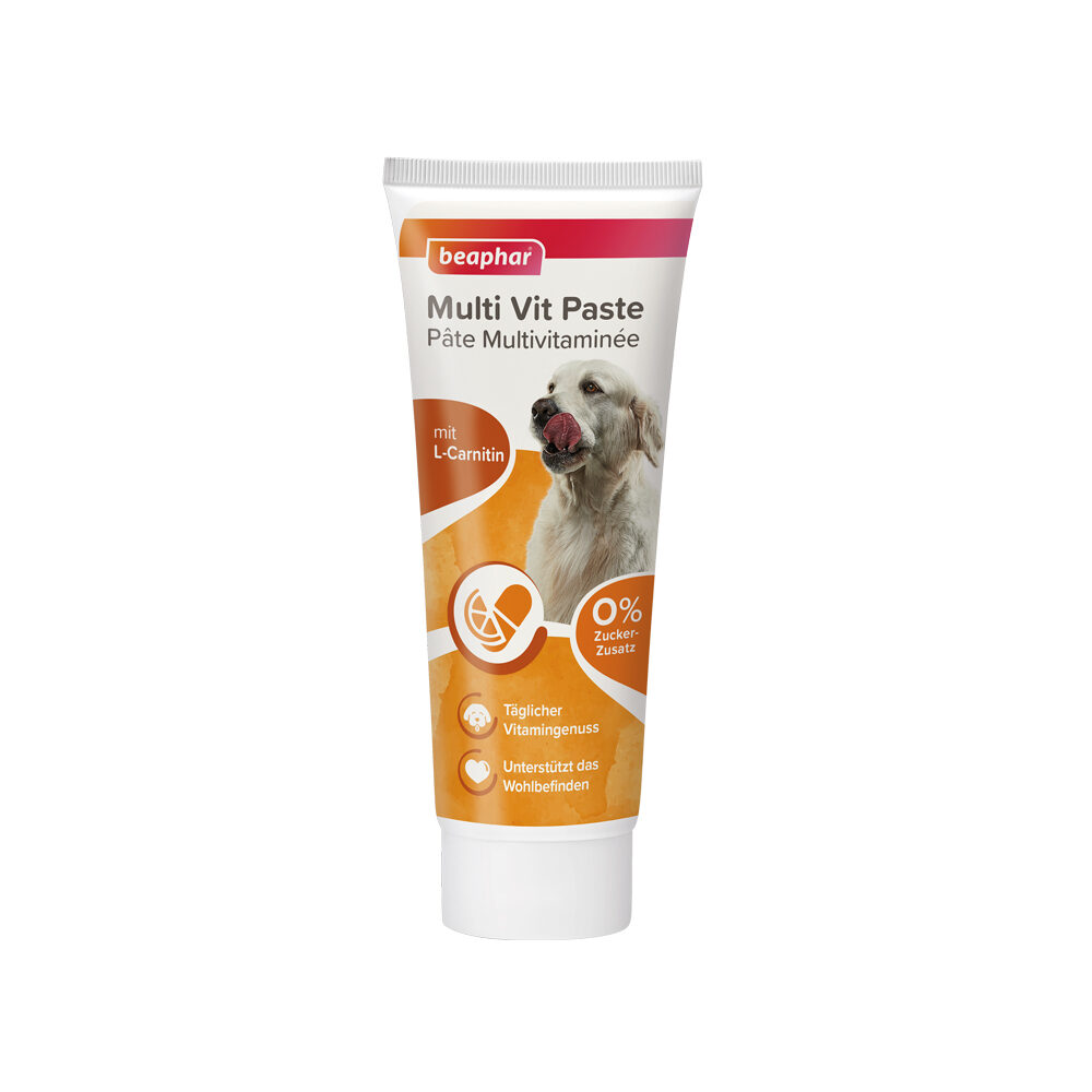 Beaphar Multivitamin-Paste für Hunde - 250 g von beaphar