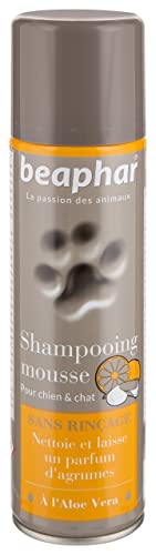 Beaphar Shampoo ohne Ausspülen, Aloe Vera, für Hund und Katze, 250 ml von beaphar
