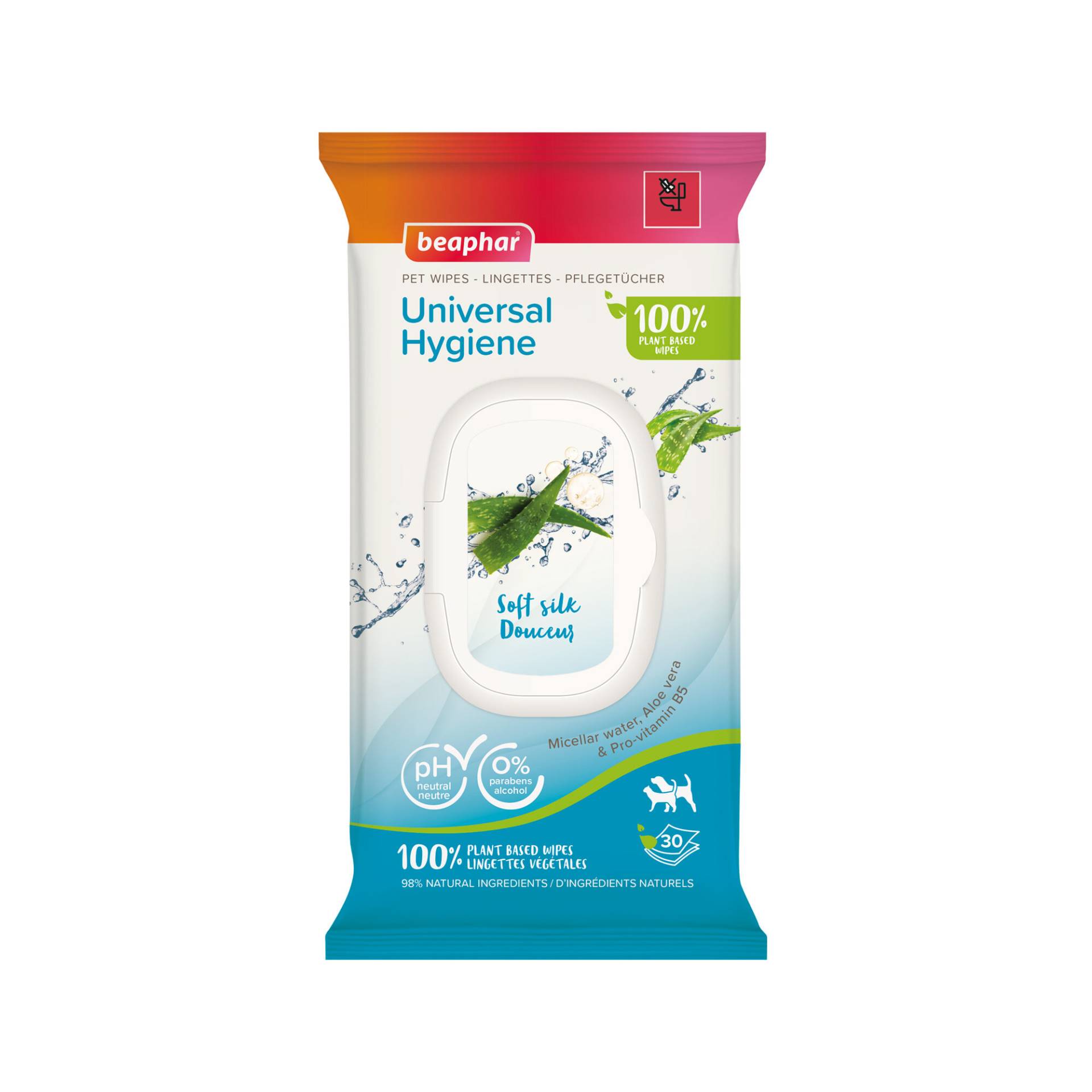 Beaphar Tierpflegetücher Universal Hygiene - 30 Stück von beaphar