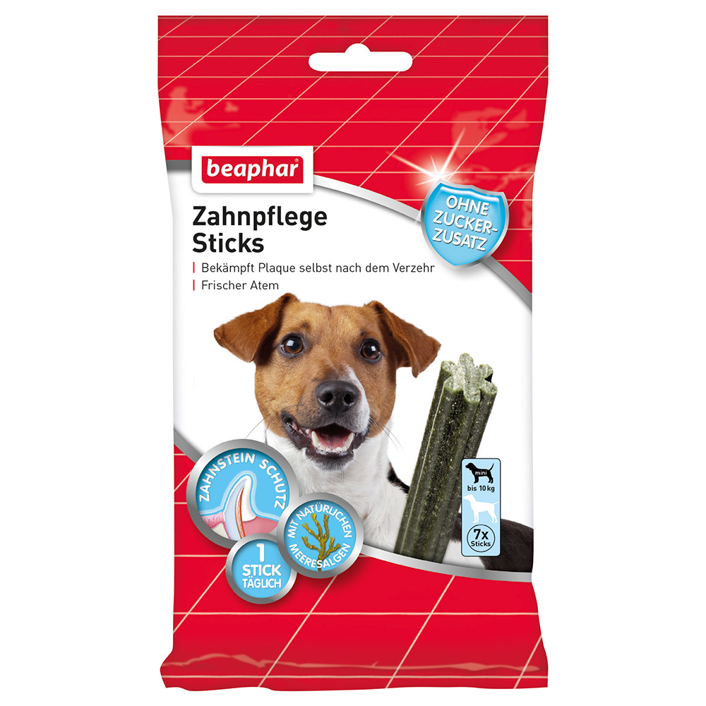 Beaphar Zahnpflege Sticks - Sparpaket: S , 3 x 7 Stück Beaphar Zahnpflege Sticks - Sparpaket: S , 3 x 7 Stück von beaphar
