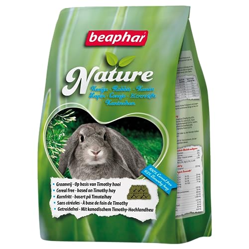 BEAPHAR - Nature Kaninchen - Für Nager Und Kleinsäuger - Getreidefrei, Hoher Rohfasergehalt, 30 Verschiedene Gräser Und Kräuter - Unterstützt Gesundheit Und Wohlbefinden - 3 kg BEAPHAR - Nature Kaninchen - Für Nager Und Kleinsäuger - Getreidefrei, Hoher Rohfasergehalt, 30 Verschiedene Gräser Und Kräuter - Unterstützt Gesundheit Und Wohlbefinden - 3 kg von beaphar