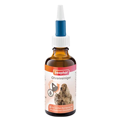 BEAPHAR - Sensitiv Ohrenreiniger - Für Hunde Und Katzen - Mit MSM (MethylSulfonylMethan) - Besonders Mild Und Reizarm - Zur Sanften Pflege Der Äußeren Ohrenpartie - 0% Alkohol - 50 ml von beaphar