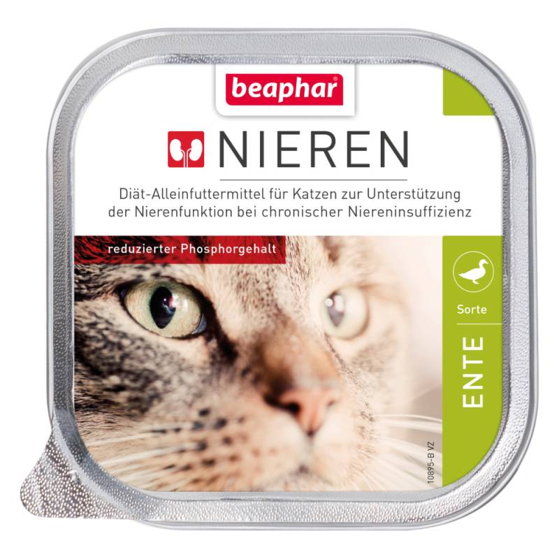 Sparpaket beaphar Nieren-Diät 24 x 100 g - Ente von beaphar