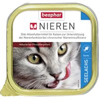 Sparpaket Beaphar Nieren-Diät 24 x 100 g - Mix (Huhn + Seelachs) von beaphar
