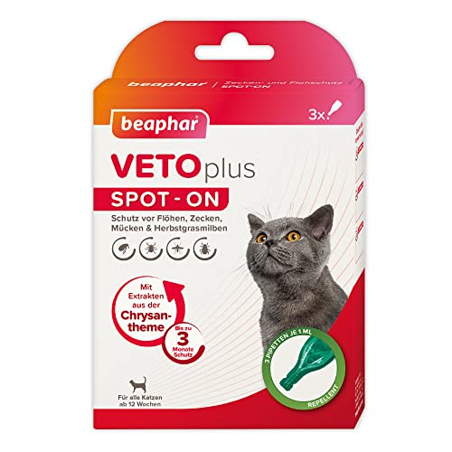 VETOplus Spot-ON für Katzen, 3x1ml von beaphar