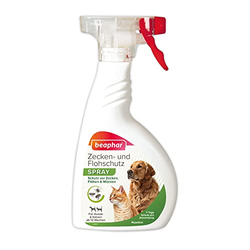 beaphar Zecken- und Flohschutz Spray Hund / Katze 400 ml von beaphar