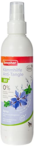 Beaphar Bio Kämmhilfe Spray für Hunde und Katzen, hilft verfilzte Stellen im Fell zu lösen, 200 ml von beaphar