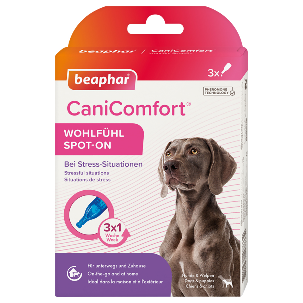 beaphar CaniComfort Wohlfühl Spot-On - 3 Pipetten x 1 ml von beaphar