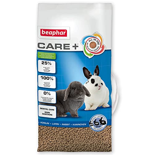 BEAPHAR - CARE+ - Super Prenium-Futter für extrudierte Kaninchen - 25% Ballaststoffe - Trägt zur natürlichen Abnutzung der Zähne bei - 5 kg von beaphar