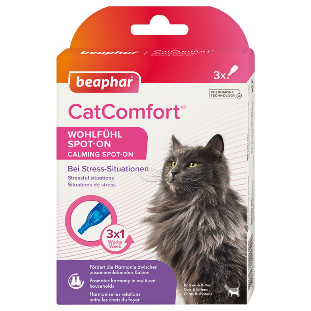 beaphar CatComfort Wohlfühl Spot-On - 3 Pipetten x 0,55 ml von beaphar