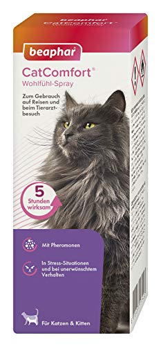 BEAPHAR - CatComfort® Wohlfühl-Spray - Für Katzen Und Kitten - Pheromon-Technologie - In Stress-Situationen - Verhindert Unerwünschtes Verhalten - Wirkt 5 Stunden - 60 ml von beaphar