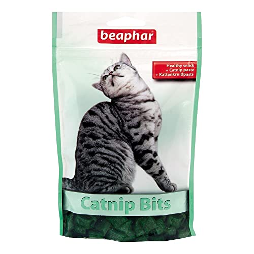 Beaphar Catnip Bits - Für Katzen - Mit Katzenminze verfeinert - Katzensnacks - 1er Pack (1 x 150 g) von beaphar