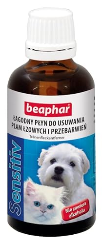 beaphar Gentle Liquid for Removal of Tear Stains and Discolouration 50Ml - for Dogs and Cats von beaphar