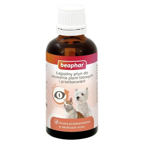 beaphar Gentle Liquid for Removal of Tear Stains and Discolouration 50Ml - for Dogs and Cats von beaphar